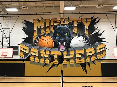 Boonville Middle School Panther Mural