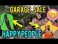 Garage sale  happy people make me happy