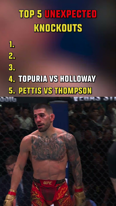 TOP 5 Unexpected Knockouts ☠️ #ufc