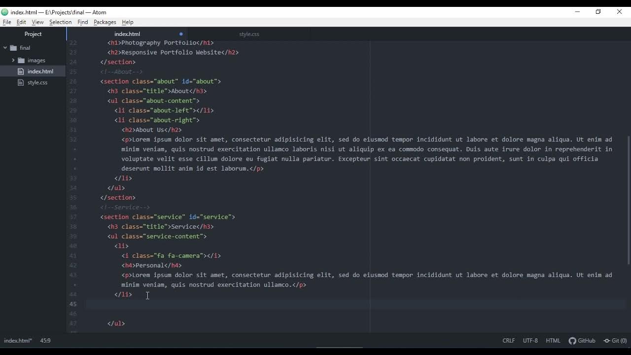 Build Responsive Website using HTML5 & CSS3 From Scratch/ Part 11 - YouTube