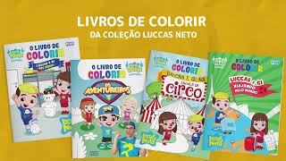 O Livro de Colorir Luccas e Gi nas Férias de Luccas Neto - Livro