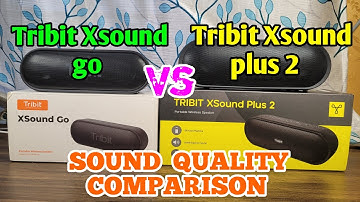 Tribit xsound go 🔥vs Tribit xsound plus 2 sound comparison. #tribit #bestspeaker #btspeaker 