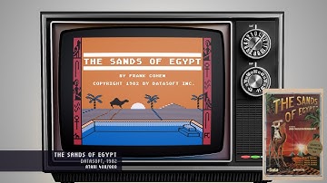 The Sands of Egypt - Datasoft, 1982 - Atari 400/800 (4K)