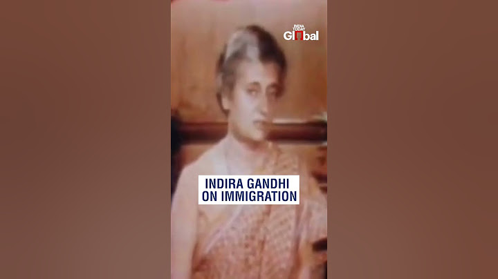 Indira Gandhi on the Economic Impact of the 1971 Refugee Crisis | India Today Global thumbnail