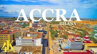 Accra, Ghana 🇬🇭 4K UHD | Drone Footage