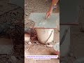 Cement Spread on Tile | Manual Skill