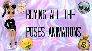 ♥ Buying All Poses Animations MovieStarPlanet ♥