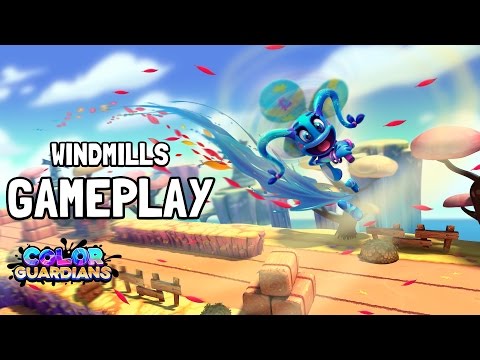 Color Guardians - Gameplay Windmills - PS4, PSVita and Steam