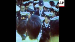 SYND 4-4-74 ONODA ARRIVES IN HOME TOWN OF KAINAN