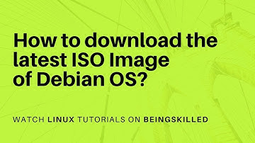 How to download the latest Debian operating system ISO file?