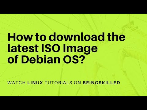How to download the latest Debian operating system ISO file?