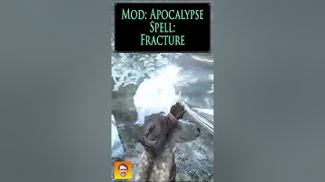 Checkout the FRACTURE spell from the Skyrim Spell Mod APOCALYPSE! #shorts