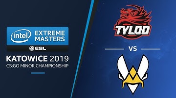 CS:GO - TYLOO vs. Vitality [Inferno] Swiss Round 1 - Challengers Stage - IEM Katowice 2019