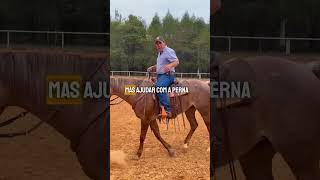 Aprenda a usar as pernas para virar o cavalo