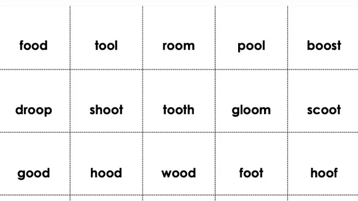 Digraphs| OO and oo | Long + Short Vowels | Phonics Sounds