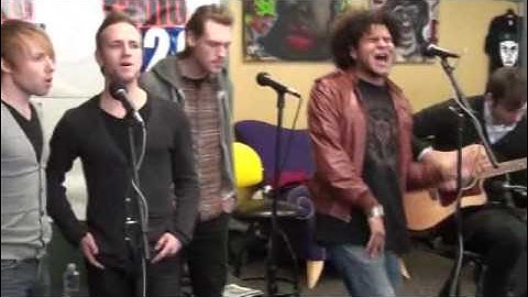 Paper Tongues "Trinity" Radio 92.9 FM  Acoustic at Stingray Body Art