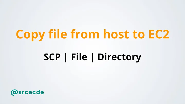 How to copy file | directory to EC2 using SCP