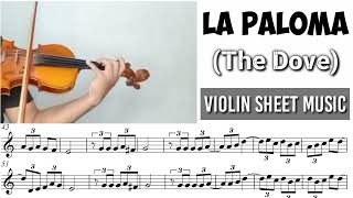 Free Sheet || La Paloma (The Dove) || Violin Cover With Sheet Music