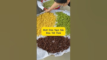 Tết đến rồi. Làm mứt dừa ngũ sắc đón tết thôi. #mutdua #cachlam #mứt #dừa #tết2024 #tết