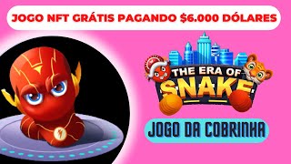 NOVO JOGO NFT GRÁTIS PAGANDO - JOGO DA COBRINHA - FREE TO PLAY - SNAKE CITY  