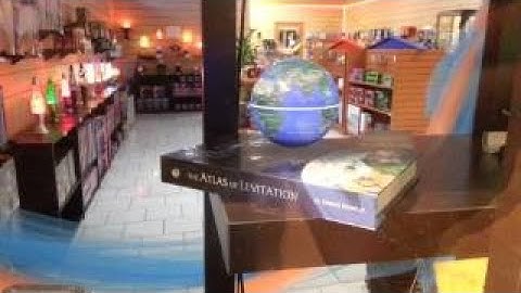 C Shape Magnetic Levitation Floating Globe World Map from GearBest.com