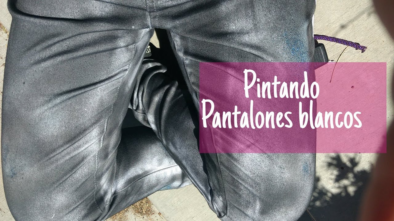 Pelmel Contrato gusano Pintando pantalones con aerosol *fácil y rápido * - YouTube