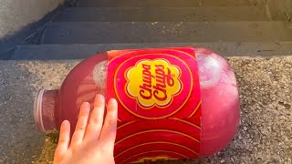 Breaking glass bottles 🙀🔥A Crushing Crunchy & Soft Things !🚧⚠️ #asmr #subscribe #bottle #like