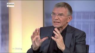 Im Dialog: Michael Krons mit Klaus Hurrelmann am 09.05.15