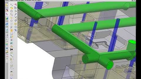 UG NX Mold Wizard Cooling Fittings