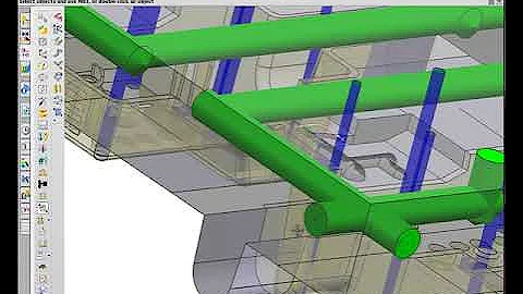 UG NX Mold Wizard Cooling Fittings