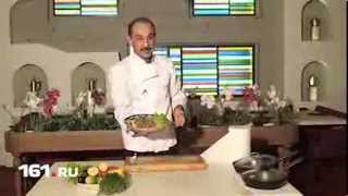 Теплый салат с бараньей вырезкой и овощами, ресторан "Ош Пош", Ростов-на-Дону Теплый салат с бараньей вырезкой и овощами, ресторан "Ош Пош", Ростов-на-Дону
