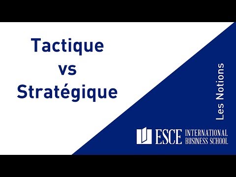 Vidéo: Quelle est la différence entre stratégique et non stratégique ?