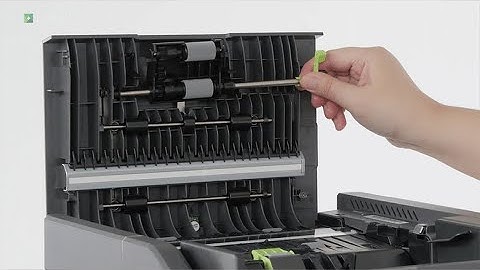 CX730/CX735—Replacing the ADF rollers and separator pad