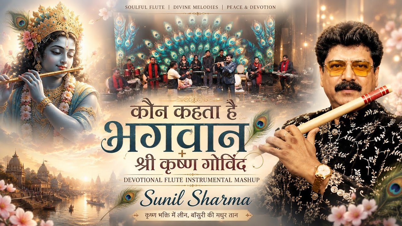 Achyutam Keshavam + Shri Krishna Govind Hare Murari flute Instrumnetal Mashup/ Sunil Sharma Indore Achyutam Keshavam + Shri Krishna Govind Hare Murari flute Instrumnetal Mashup/ Sunil Sharma Indore