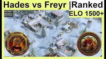 Hades vs Freyr | 1v1 Ranked | Age of Mythology Retold