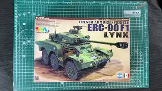 Огляд Збірної моделі Французького бронеавтомобіля ERC-90 F1 Lynx від Tiger Model 4632