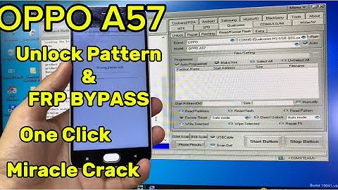 OPPO A57 Pattern Unlock And Hard Reset With(Miracle Box 2.82) | without box | Done💯✅2024