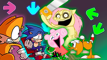 FNF Character Test | Gameplay VS Playground | VS Hey Sonic OH GOD WHAT ARE YOU DOING| VS Fluttershy