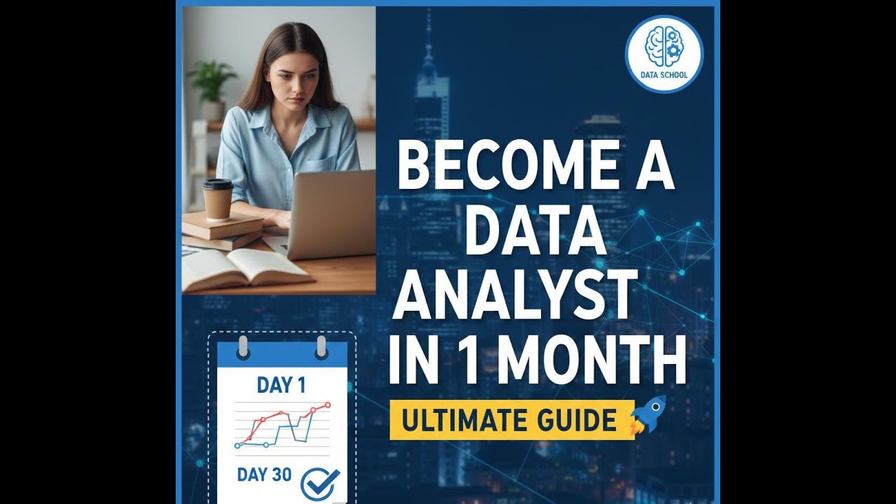 How to Become a Data Analyst in 1 Month | Step-by-Step Roadmap for ...