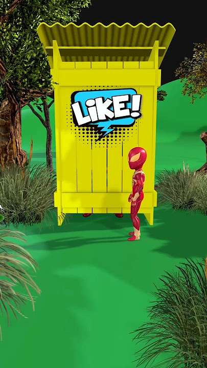 Spidy Won’t Let Superman Poop in Peace! 😂🚽#shorts