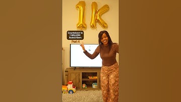 SUBSCRIBE to see my countdown to 1 MILLION part 5️⃣. Read👇🏾 to learn how to make YouTube Shorts.