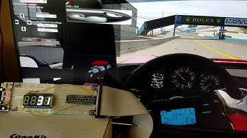 Adafruit 7 segment display Assetto Corsa