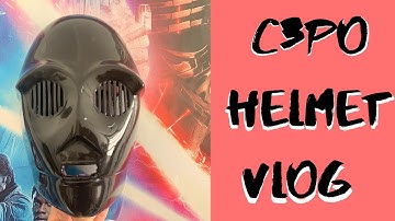 Vlog1 C3PO helmet mould