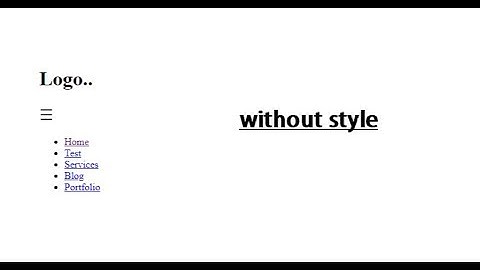 How to create hamburger menu With HTML, CSS, & JAVASCRIPT