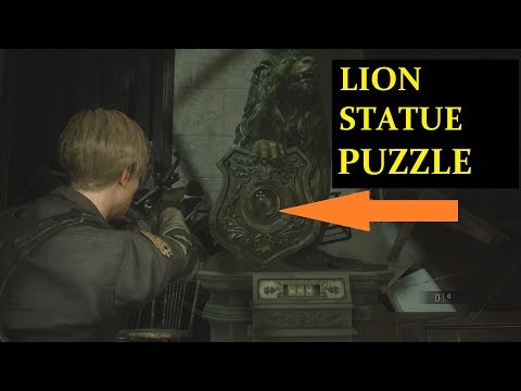 Video: Resident Evil 2 - Vysvetlenie Umiestnení Sôch Medailónov A Riešenie Sôch Sochy Leva, Unicorn A Maiden