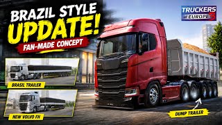 Truckers of Europe 3 New Update - Craziest Brazil Mods First Look🔥🤯 screenshot 1