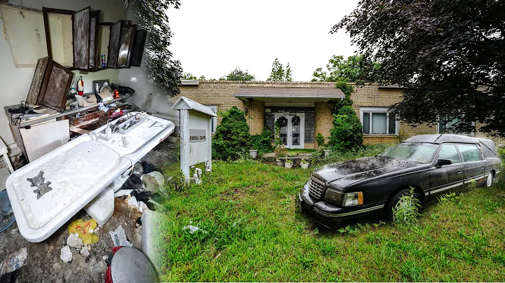 Exploring an Abandoned Funeral Home with Human Remains Left Inside!
