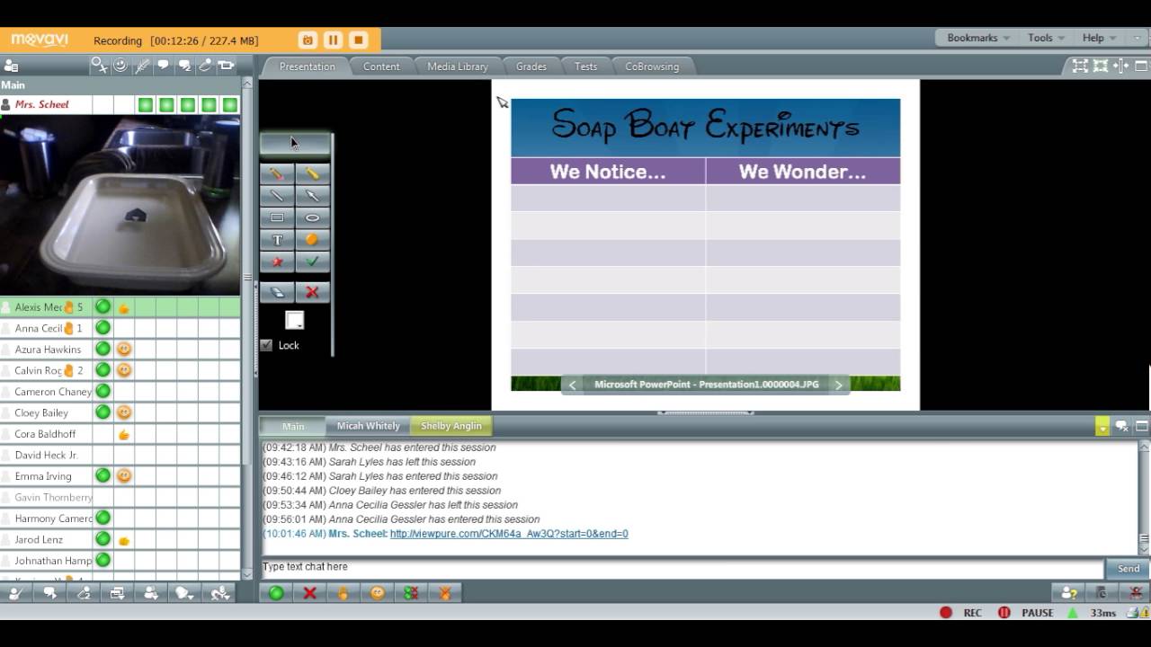 Online Science Demonstration - YouTube