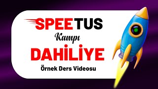 SpeeTUS DAHİLİYE / Örnek Ders Videosu