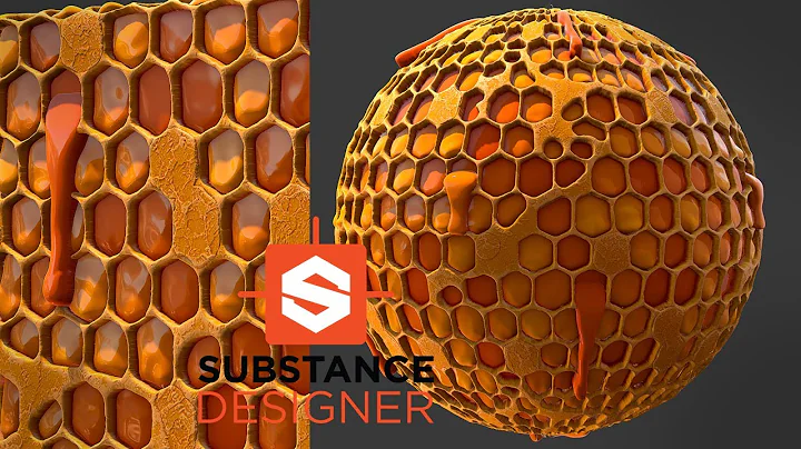 Stylized Honey Material - Substance Designer